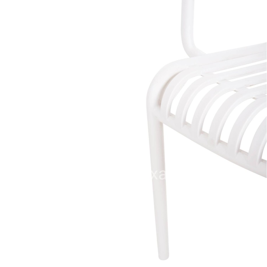 ARMCHAIR OUTDOOR CONVEE HM6105.01 POLYPROPYLENE IN WHITE 55x56x79H cm.