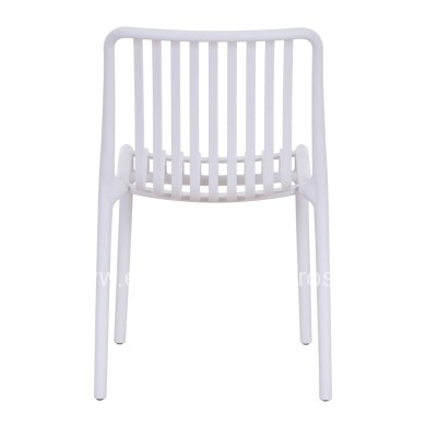 CHAIR OUTDOOR CONVEE HM6104.01 POLYPROPYLENE IN WHITE 48x56x79Hcm.