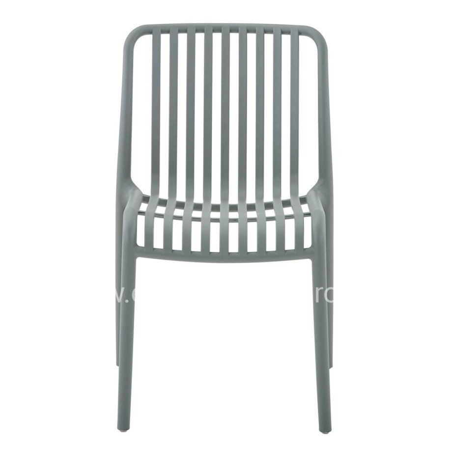 CHAIR OUTDOOR CONVEE HM6104.07 POLYPROPYLENE IN DARK OLIVE 48x56x79Hcm.