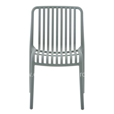 CHAIR OUTDOOR CONVEE HM6104.07 POLYPROPYLENE IN DARK OLIVE 48x56x79Hcm.