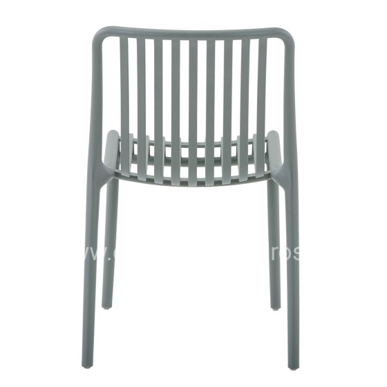 CHAIR OUTDOOR CONVEE HM6104.07 POLYPROPYLENE IN DARK OLIVE 48x56x79Hcm.