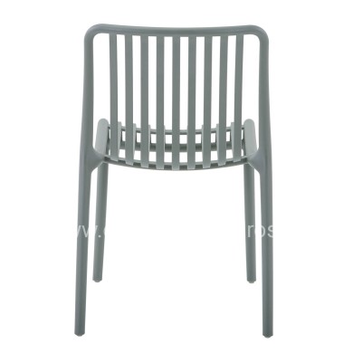 CHAIR OUTDOOR CONVEE HM6104.07 POLYPROPYLENE IN DARK OLIVE 48x56x79Hcm.
