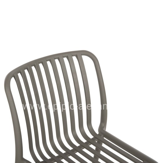 CHAIR OUTDOOR CONVEE HM6104.07 POLYPROPYLENE IN DARK OLIVE 48x56x79Hcm.