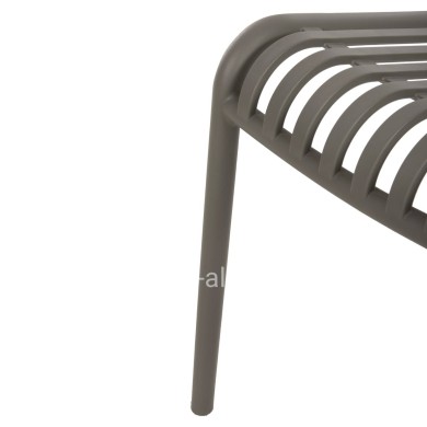 CHAIR OUTDOOR CONVEE HM6104.07 POLYPROPYLENE IN DARK OLIVE 48x56x79Hcm.