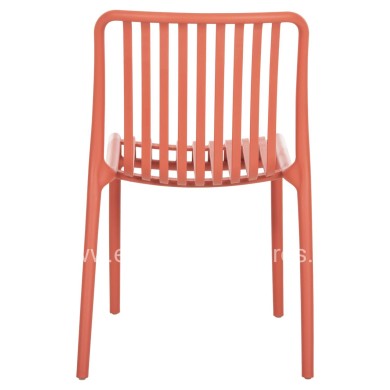 CHAIR OUTDOOR CONVEE HM6104.05 POLYPROPYLENE IN RED 49x59x79.5Hcm.