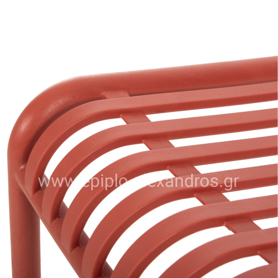 CHAIR OUTDOOR CONVEE HM6104.05 POLYPROPYLENE IN RED 49x59x79.5Hcm.