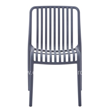 CHAIR OUTDOOR CONVEE HM6104.03 POLYPROPYLENE IN GREY 48x56x79Hcm.
