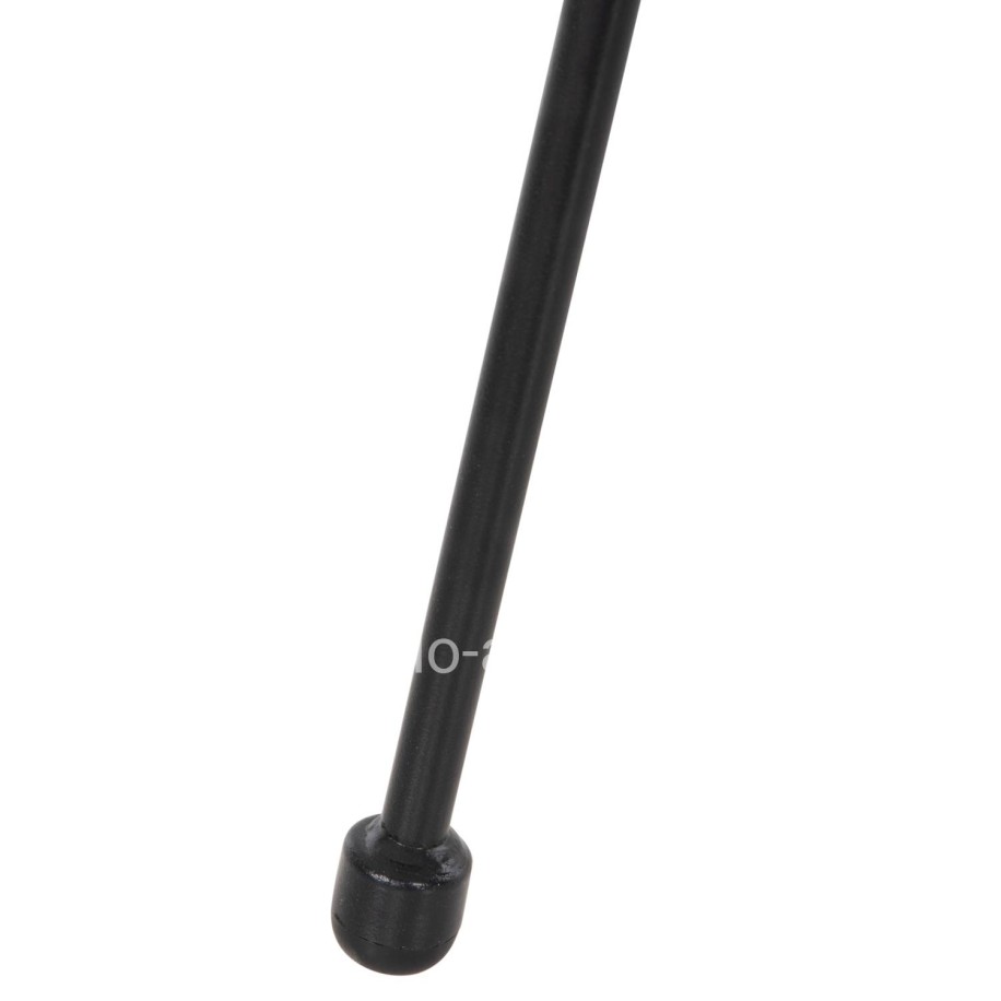 ΤΡΑΠΕΖΙ ΒΟΗΘΗΤΙΚΟ ALLEGRA HM5874.12 ΜΕΤΑΛΛΟ ΜΑΥΡΟ-ΣΥΝΘ. RATTAN ΛΕΥΚΟ Φ47x45Yεκ.