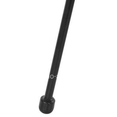 OUTDOOR COFFEE TABLE ALLEGRA HM5874.12 METAL IN BLACK- SYNTHETIC RATTAN IN WHITE Φ47x45Hcm.