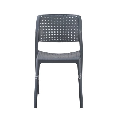 CHAIR OUTDOOR COMFEE HM6101.03 POLYPROPYLENE IN GREY 41x57x82H cm.