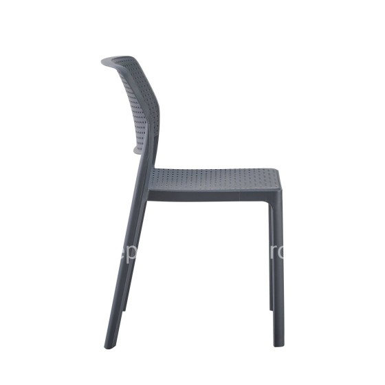 CHAIR OUTDOOR COMFEE HM6101.03 POLYPROPYLENE IN GREY 41x57x82H cm.