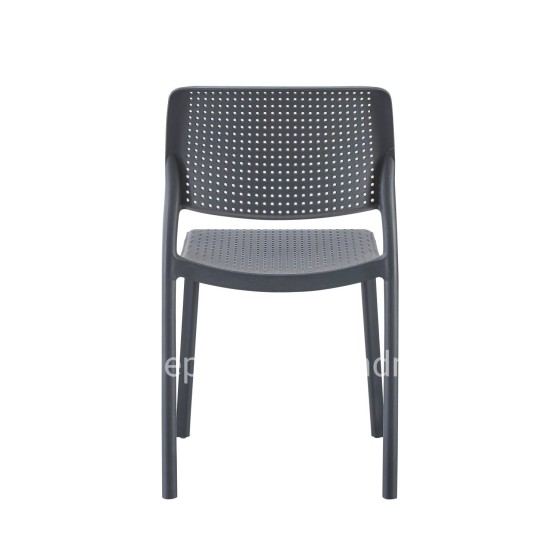 CHAIR OUTDOOR COMFEE HM6101.03 POLYPROPYLENE IN GREY 41x57x82H cm.