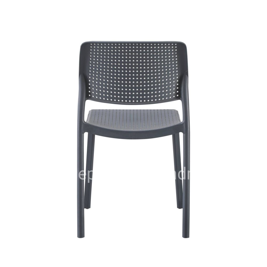 CHAIR OUTDOOR COMFEE HM6101.03 POLYPROPYLENE IN GREY 41x57x82H cm.