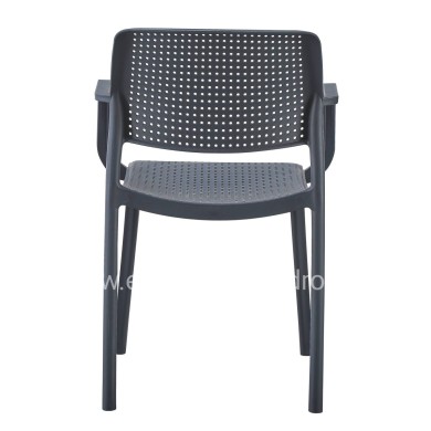 ARMCHAIR OUTDOOR COMFEE HM6102.03 POLYPROPYLENE IN GREY 54x57x83Hcm.