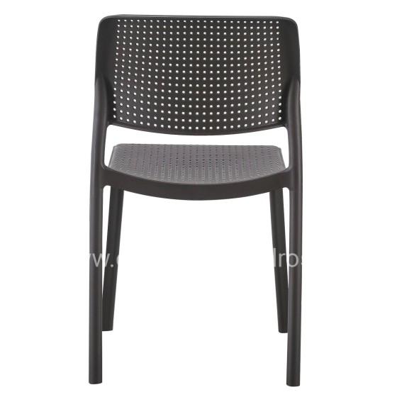 CHAIR OUTDOOR COMFEE HM6101.09 POLYPROPYLENE IN BROWN 41x57x82H cm.