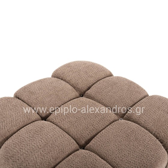 POLYMORPHIC SOFA SHIFTER HM6073.01 TEXTURED FABRIC IN LIGHT BROWN COLOR 290x196x76Hcm.