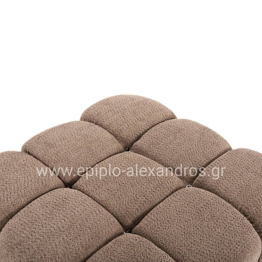 POLYMORPHIC SOFA SHIFTER HM6073.01 TEXTURED FABRIC IN LIGHT BROWN COLOR 290x196x76Hcm.