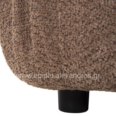 POLYMORPHIC SOFA SHIFTER HM6073.01 TEXTURED FABRIC IN LIGHT BROWN COLOR 290x196x76Hcm.