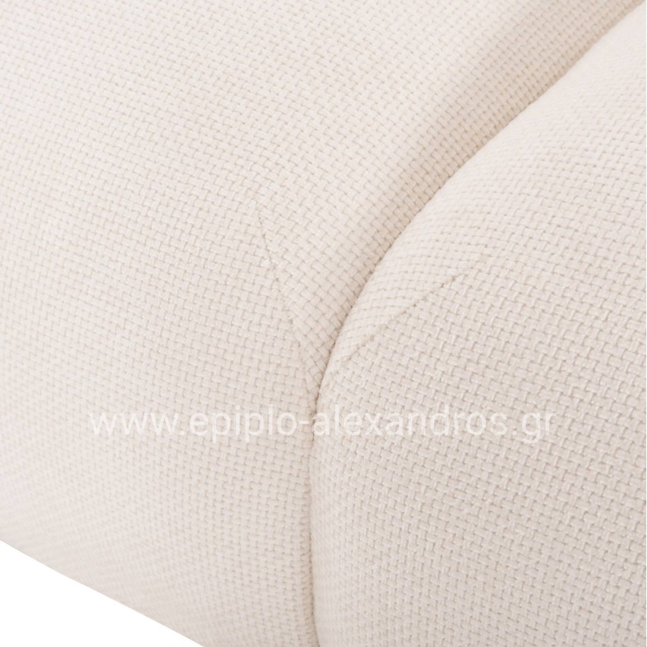 CORNER SOFA BRICKEN HM3275.02R WHITE FABRIC 110-282x98-160x72Hcm.