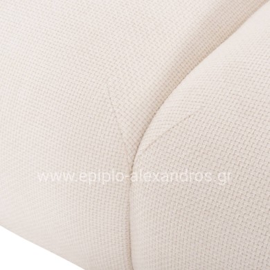 CORNER SOFA BRICKEN HM3275.02R WHITE FABRIC 110-282x98-160x72Hcm.