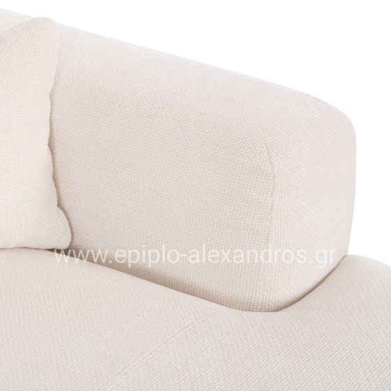 ΚΑΝΑΠΕΣ ΓΩΝΙΑ BRICKEN HM3275.02R ΛΕΥΚΟ ΥΦΑΣΜΑ 110-282x98-160x72Υεκ.