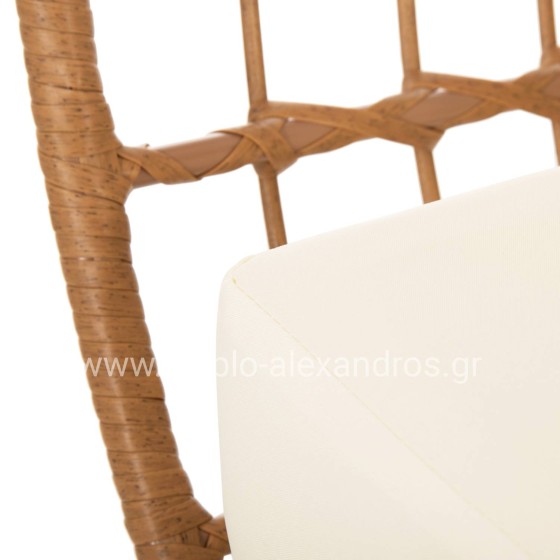 ARMCHAIR FOR TWO NEST TYPE RATTAN MIAMI HM5870.11 132.5x90x154H cm.