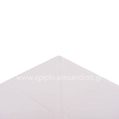SQUARE POLYPROPYLENE TABLE TERRIN HM6125.11 WHITE 60x60x75Hcm.