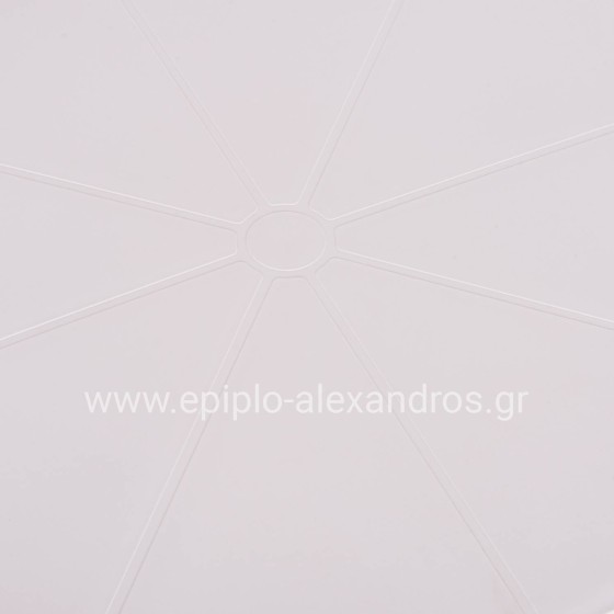 ΤΡΑΠΕΖΙ ΠΟΛΥΠΡΟΠΥΛΕΝΙΟΥ ΤΕΤΡΑΓΩΝΟ TERRIN HM6125.11 ΛΕΥΚΟ 60x60x75Υεκ.