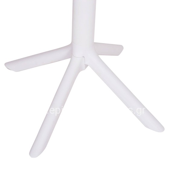 SQUARE POLYPROPYLENE TABLE TERRIN HM6125.11 WHITE 60x60x75Hcm.