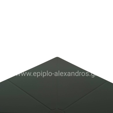 SQUARE POLYPROPYLENE TABLE TERRIN HM6125.15 DARK OLIVE 60x60x75Hcm.