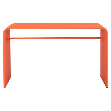 DINING TABLE SERIES INTREPID HM6330.09 ALUMINUM IN ORANGE 121x70x70Hcm.
