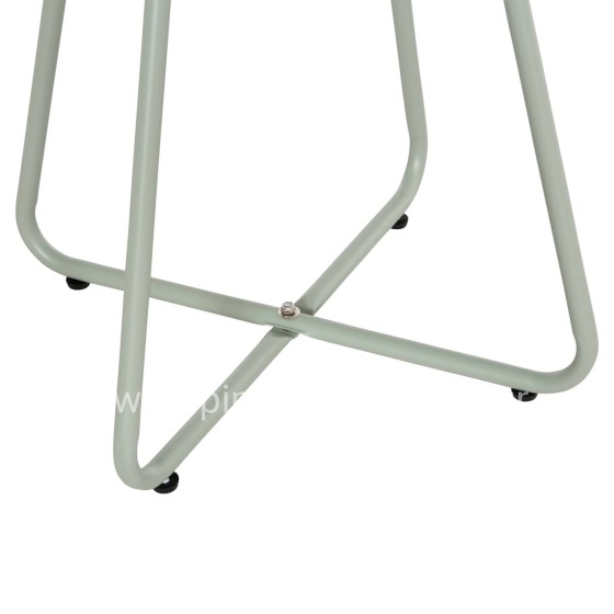 SIDE TABLE ROUND SAMMON HM6271.06 METAL IN PISTACHIO GREEN COLOR Φ45x50Hcm.