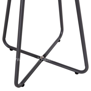 SIDE TABLE ROUND SAMMON HM6271.01 METAL IN GREY COLOR Φ45x50Hcm.