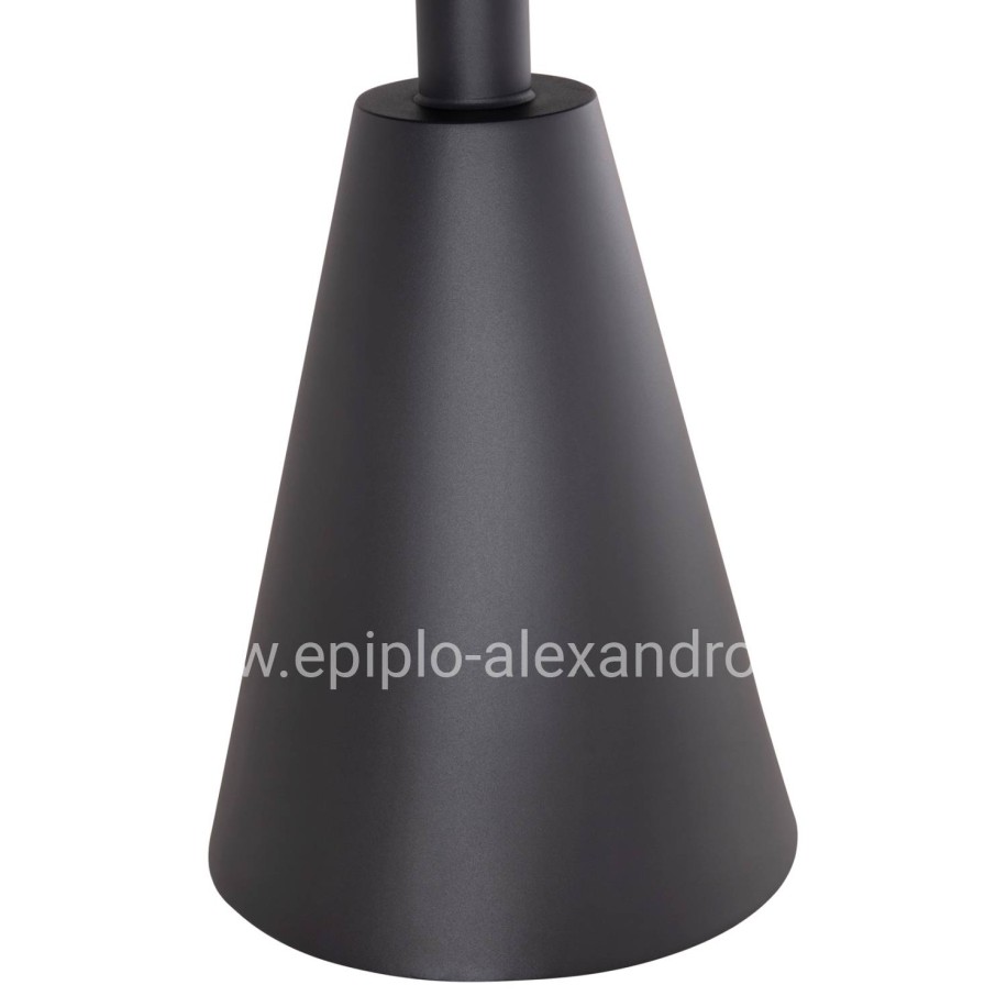 OUTDOOR ROUND SIDE TABLE SERA HM6270.01 ALUMINUM IN GREY Φ50x56Hcm.