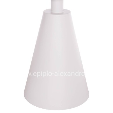 ΤΡΑΠΕΖΑΚΙ ΒΟΗΘ. ΣΤΡΟΓΓΥΛΟ ΕΞ.ΧΩΡΟΥ SERA HM6270.02 ΛΕΥΚΟ ΑΛΟΥΜΙΝΙΟ Φ50x56Υεκ.