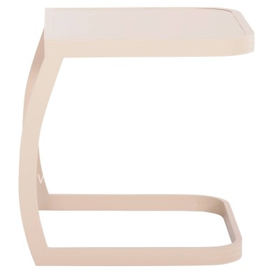SUNBED SIDE TABLE RICKON HM6324.04 ALUMINUM IN CHAMPAGNE COLOR 45x48x49,5Hcm.