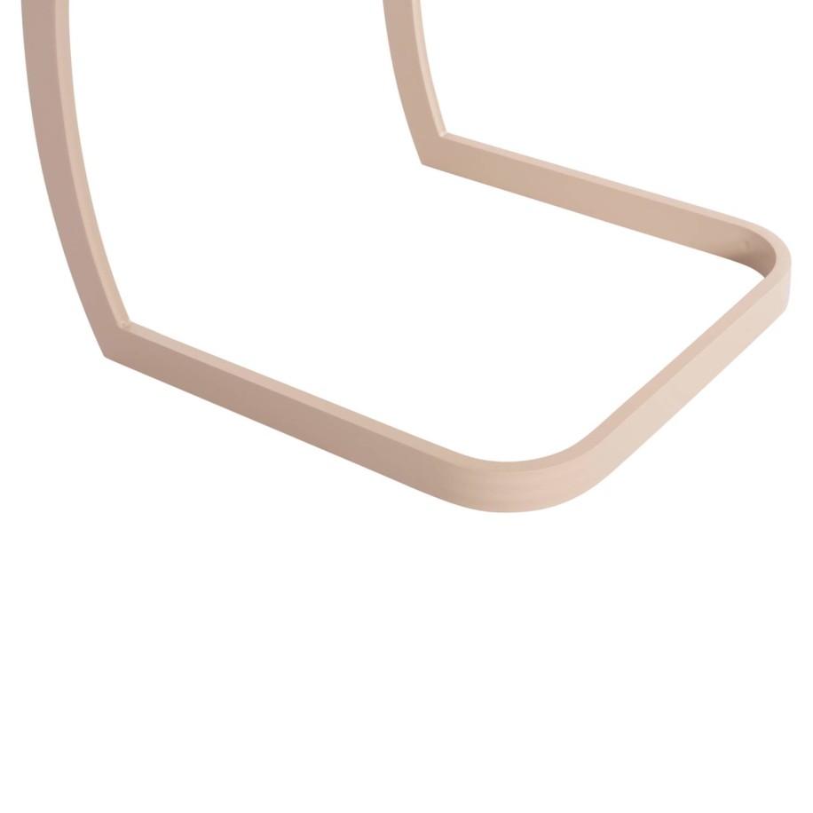 SUNBED SIDE TABLE RICKON HM6324.04 ALUMINUM IN CHAMPAGNE COLOR 45x48x49,5Hcm.