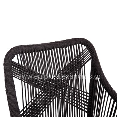 ΠΟΛΥΘΡΟΝΑ ΑΛΟΥΜΙΝΙΟΥ MYRTIA HM5549.11 ΜΕ ΣΧΟΙΝΙ ΓΚΡΙ ΚΑΙ ΚΑΡΥΔΙ ΠΟΔΙΑ 60x64x88Yεκ.