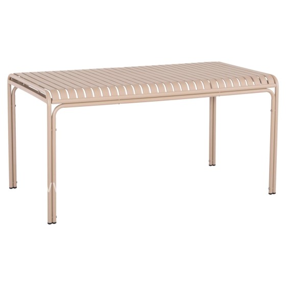 OUTDOOR ALUMINUM TABLE RACHEL HM6339.04 CHAMPAGNE COLOR 150x80x76Hcm.
