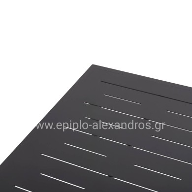 OUTDOOR LOUNGE SET 4PCS LARRY HM6188.01 DARK GREY ALUMINUM-P.E. FABRIC