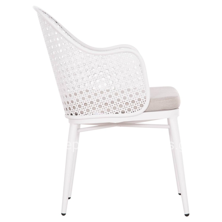 ΠΟΛΥΘΡΟΝΑ ΑΛΟΥΜΙΝΙΟΥ OREGO HM6268.02 ΛΕΥΚΗ-ΜΑΞΙΛΑΡΙ ΑΝΟΙΧΤΟ ΓΚΡΙ 56x59x81Υεκ.