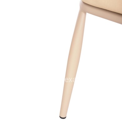 ALUMINUM ARMCHAIR MAGNET HM6287.04 GREY FRAME-P.E.ROPE IN CAPPUCCINO 59x61x81.5Hcm.