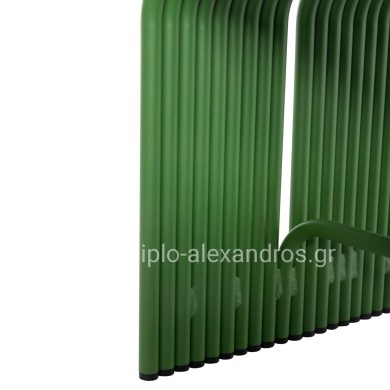 STOOL SERIES INTREPID HM6326.07 ALUMINUM IN GREEN COLOR 40x38x55Hcm.