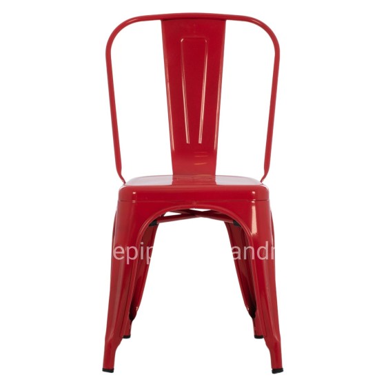 ΚΑΡΕΚΛΑ ΜΕΤΑΛΛΙΚΗ MELITA-PRO HM8641.44 ΚΟΚΚΙΝΗ 44x47x84.5Υεκ.