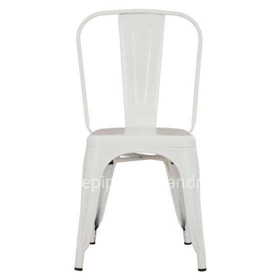 ΚΑΡΕΚΛΑ ΜΕΤΑΛΛΙΚΗ MELITA-PRO HM8641.41 ΛΕΥΚΟ ΜΑΤ 44x47x84.5Υεκ.