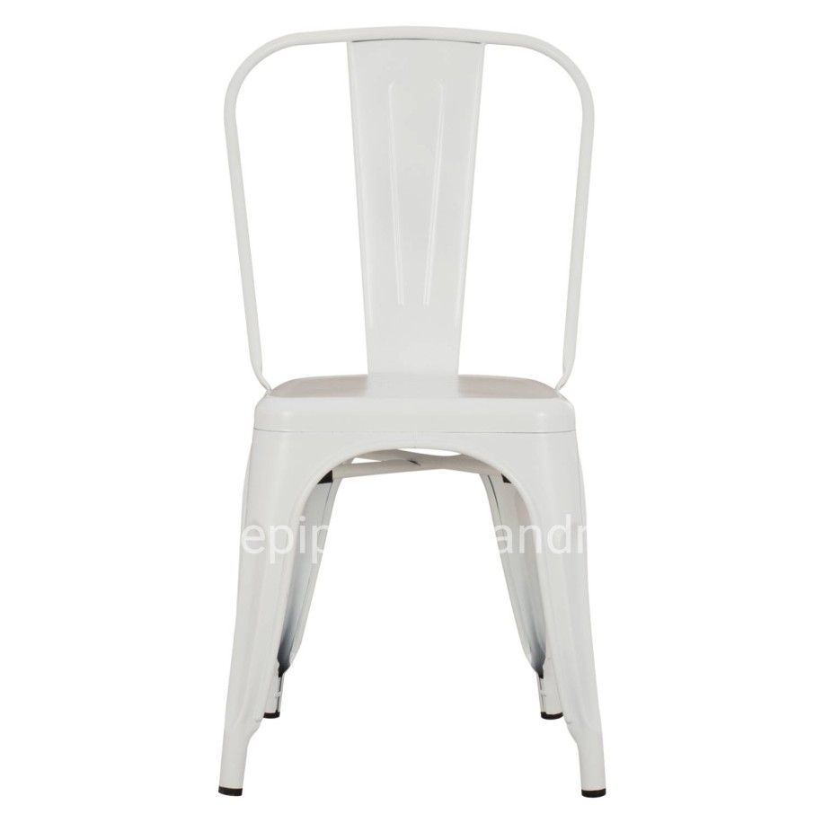 ΚΑΡΕΚΛΑ ΜΕΤΑΛΛΙΚΗ MELITA-PRO HM8641.41 ΛΕΥΚΟ ΜΑΤ 44x47x84.5Υεκ.