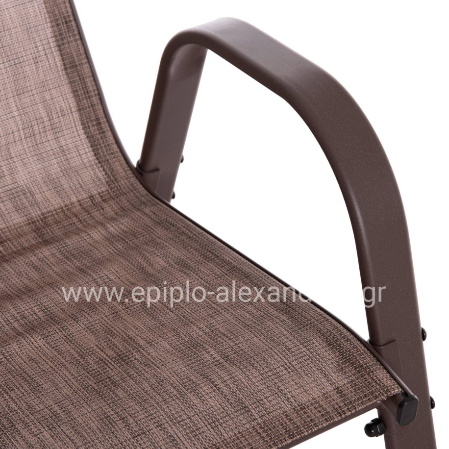 ΠΟΛΥΘΡΟΝΑ ΕΞ.ΧΩΡΟΥ LEON HM5000.42 ΜΕΤΑΛΛΙΚΗ ΚΑΦΕ K/D- ΣΕΤ 4 ΤΜΧ-55x70x91Υεκ.