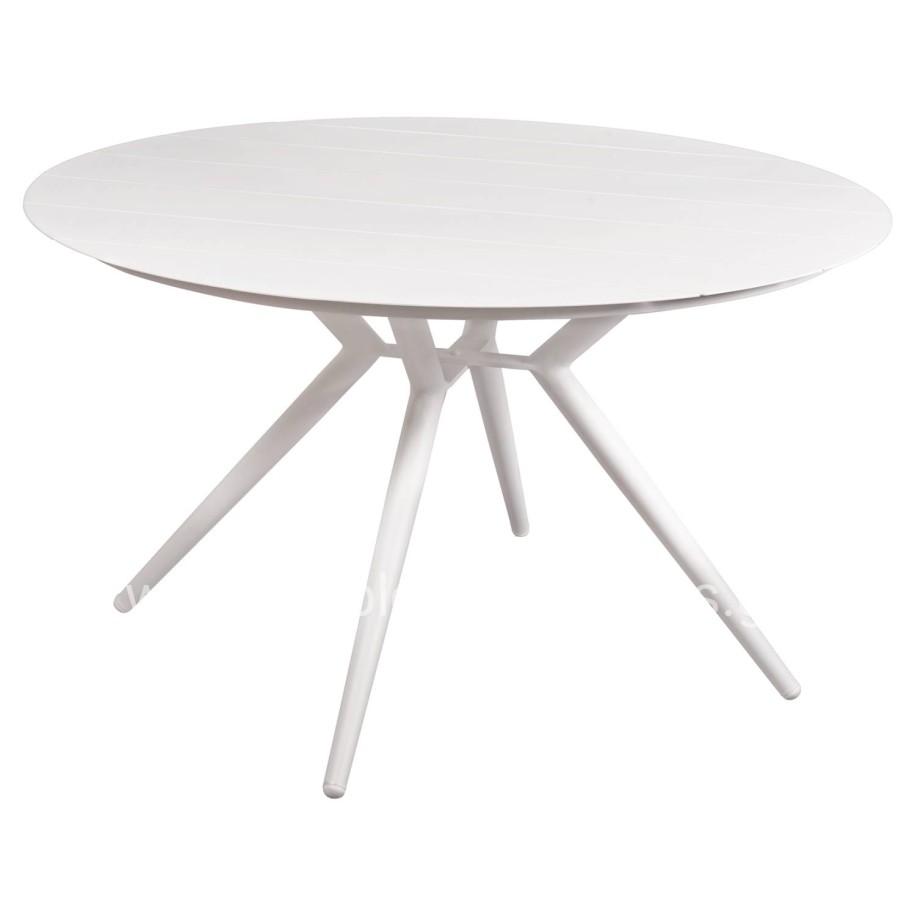 ROUND ALUMINUM TABLE HIGER HM6290.01 GREY Φ126x74Hcm.