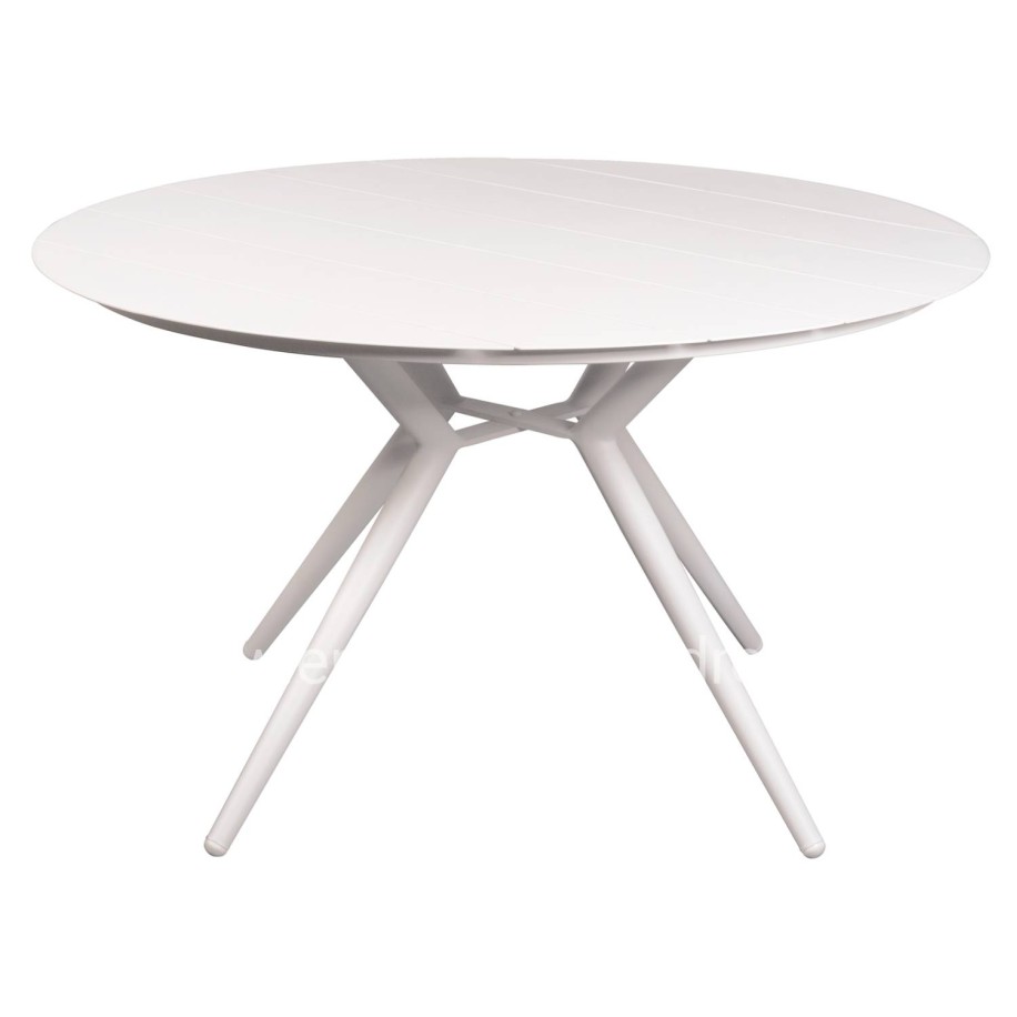 ROUND ALUMINUM TABLE HIGER HM6290.01 GREY Φ126x74Hcm.