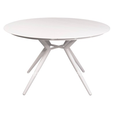 ROUND ALUMINUM TABLE HIGER HM6290.01 GREY Φ126x74Hcm.